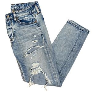 AE Ripped button up Jeans